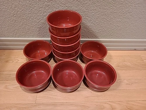 Set of *10* Fiesta Retired PAPRIKA 6” GUSTO Bowl Homer Laughlin Fiestaware