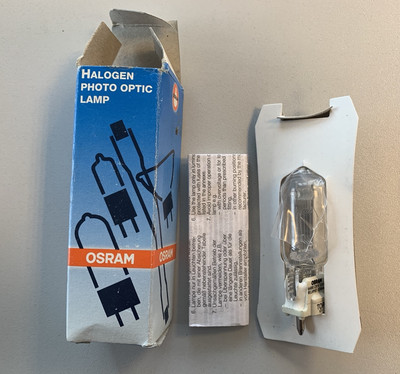 *Neu* 2x OSRAM Halogen Photo Optic Lamp 64680 230V 500W F4A Retro Vintage