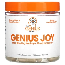 2 X The Genius Brand, Genius Joy, 100 Veggie Capsules