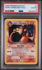 PSA 6 - 2000 Pokemon Team Rocket #4 Dark Charizard Holo