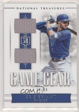 2018 Panini National Treasures Game Gear Duals 18/99 Kris Bryant #GG-KB 6fs