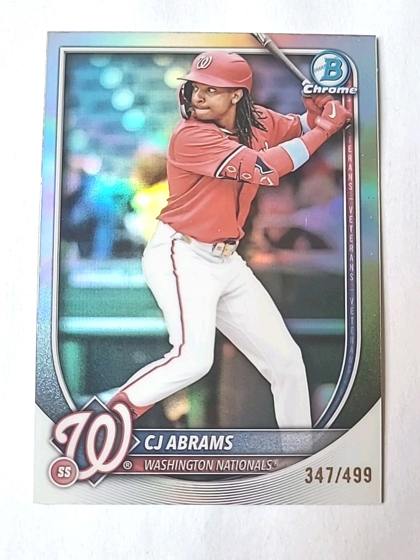 2025 Bowman Chrome - CJ Abrams #20 Refractor /499