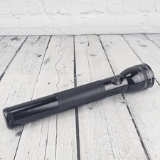 Vintage Black MAG-LITE 3-D Cell Flashlight USA Made WORKS GREAT