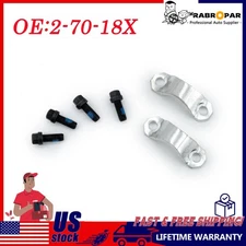 U Joint Strap & Bolt Kit Spicer 2-70-18X  1310 2 Straps + 4 Bolts for Jeep/Ford