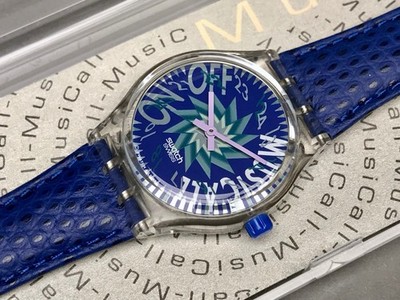 SWATCH UHR ** SLK100 - TONE IN BLUE - MUSICALL 1993 ** NEU !