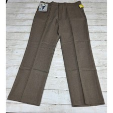 Levis Action Slacks Mens 38x30 Taupe Brown Vintage Sta-Presto Dress Pants 47690