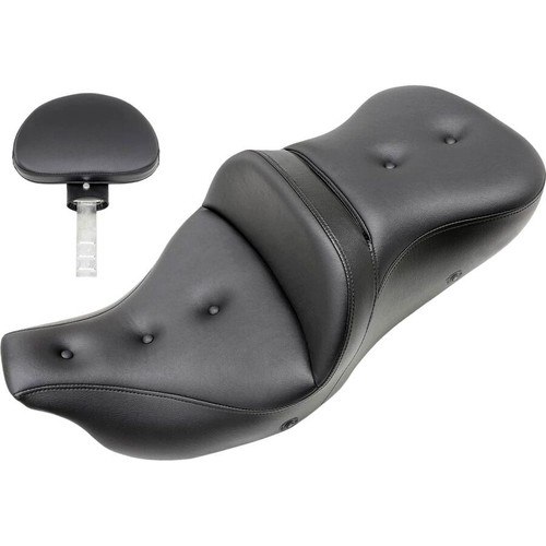 Saddlemen Road Sofa Heated Seat With Backrest - Pillow Top 808-07B-181TBRH-CL77