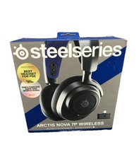 New SteelSeries Arctis Nova 7P Wireless Over-Ear Gaming Headset Black NEW