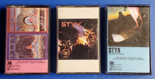 Styx Cassette Tape Lot of 3 - Kilroy Was Here / Cornerstone / Paradise Theater