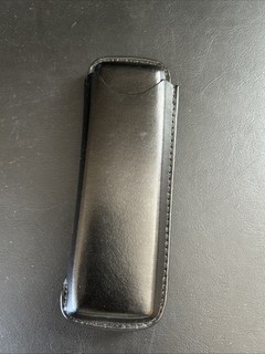 Zigarrenetui für 2 Zigarren Lederetui Schwarz