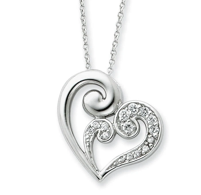 Silver mothers necklace clearance