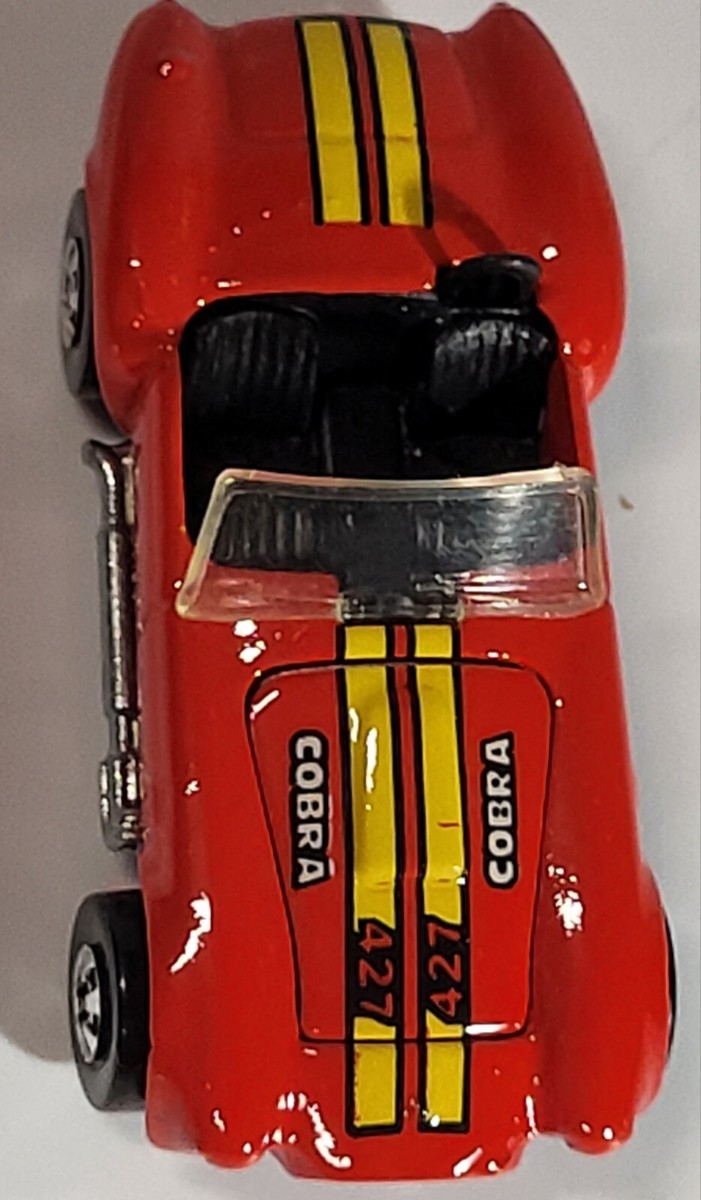 1982 Hot Wheels, Ford A/C Cobra, Shelby 427, Red, BW, Minty