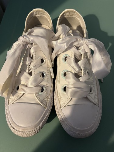 Weiße Converse Turnschuhe Mädchen Größe 3