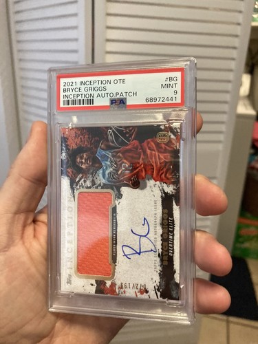 TOPPS INCEPTION OVERTIME OTE AUTO RELIC CARD OF BRYCE GRIGGS RC /199 PSA 9 - Picture 3 of 6