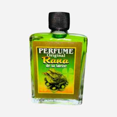 Rana de la Suerte - Lucky Frog Perfume Esoterico Para buena Suerte Abundancia