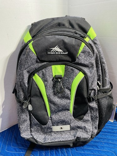 High Sierra Backpack- grey green --USED 