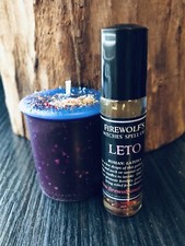 Goddess Leto (Latona) Ritual Oil & Spell Candle, Handmade, Organic, Witchcraft