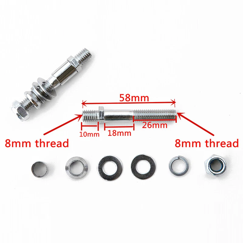 Anti-Glare Motorcycle Rectangle Rearview Side Mirrors For Honda Ruckus 50 NPS50 - Image 3 of 4