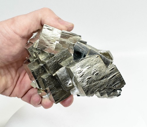 4.44" Golden Intergrown PYRITE Cubes On Matrix Navajun, La Rioja, Spain T446 - Picture 10 of 10