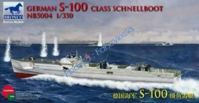 Bronco Model kit  NB5004 1/350 German S-100 Class Schnellboot