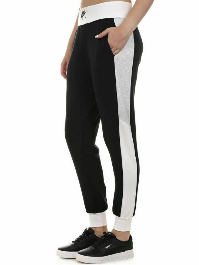 NWT Women's Nike Air Sportswear Black Pants Joggers Medium Large MSRP $65