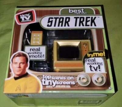 Star Trek Tiny Screen Classics Mini TV & Remote Toy Basic Fun 2021 NEW 