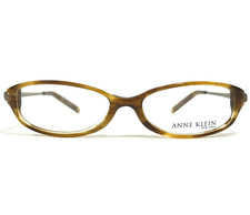 Anne Klein Eyeglasses Frames AK 8081 206 Brown Horn Gold Rectangular 50-15-135