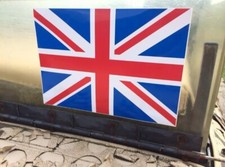 ARMY LAND ROVER WOLF WMIK SNATCH DEFENDER AFGHAN IRAQ UNION JACK LARGE DECAL X2