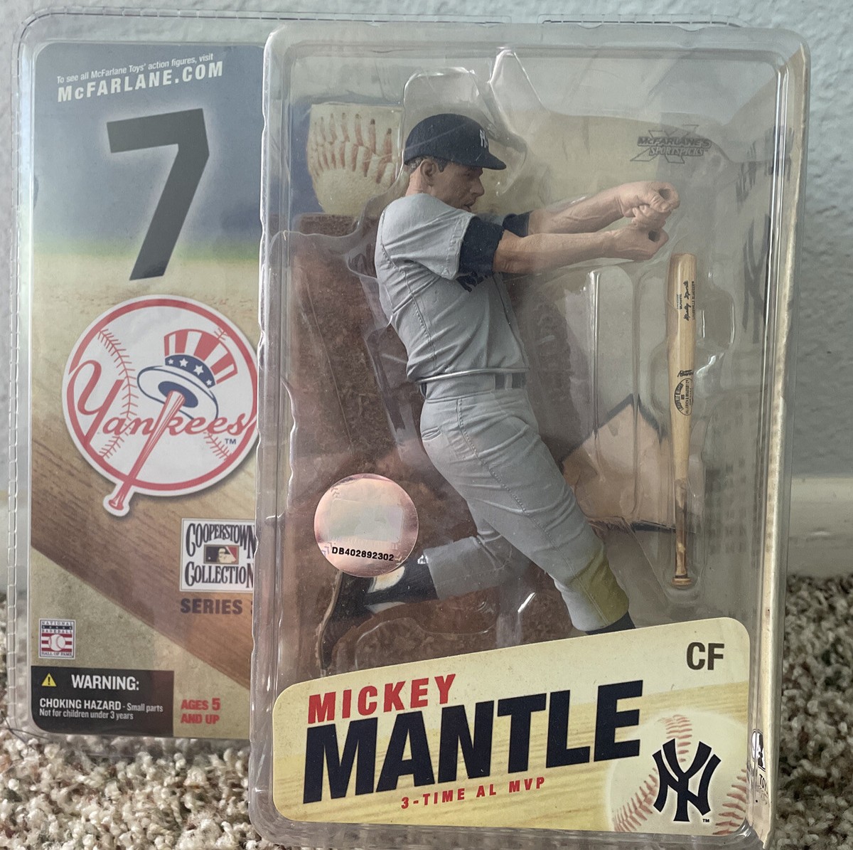 McFarlane Toys Mickey Mantle Cooperstown Collection Series 3