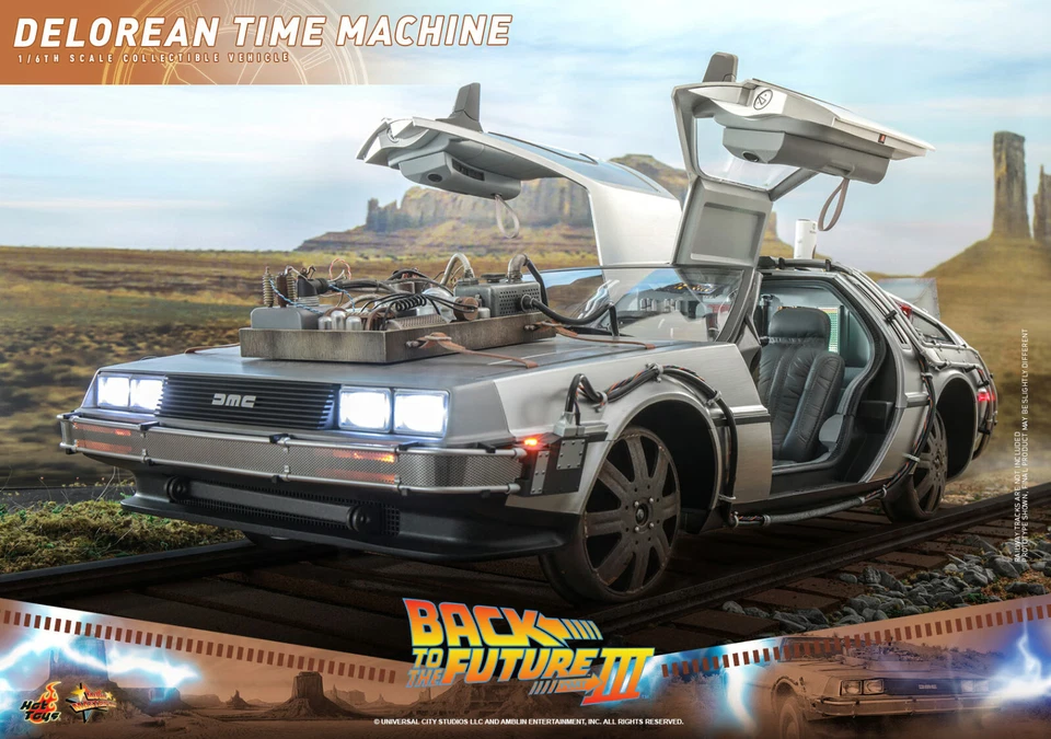 Hot Toys Back To The Future Part III The Delorean Time Machine 1/6 Scale Vehicle - Image 4 of 4