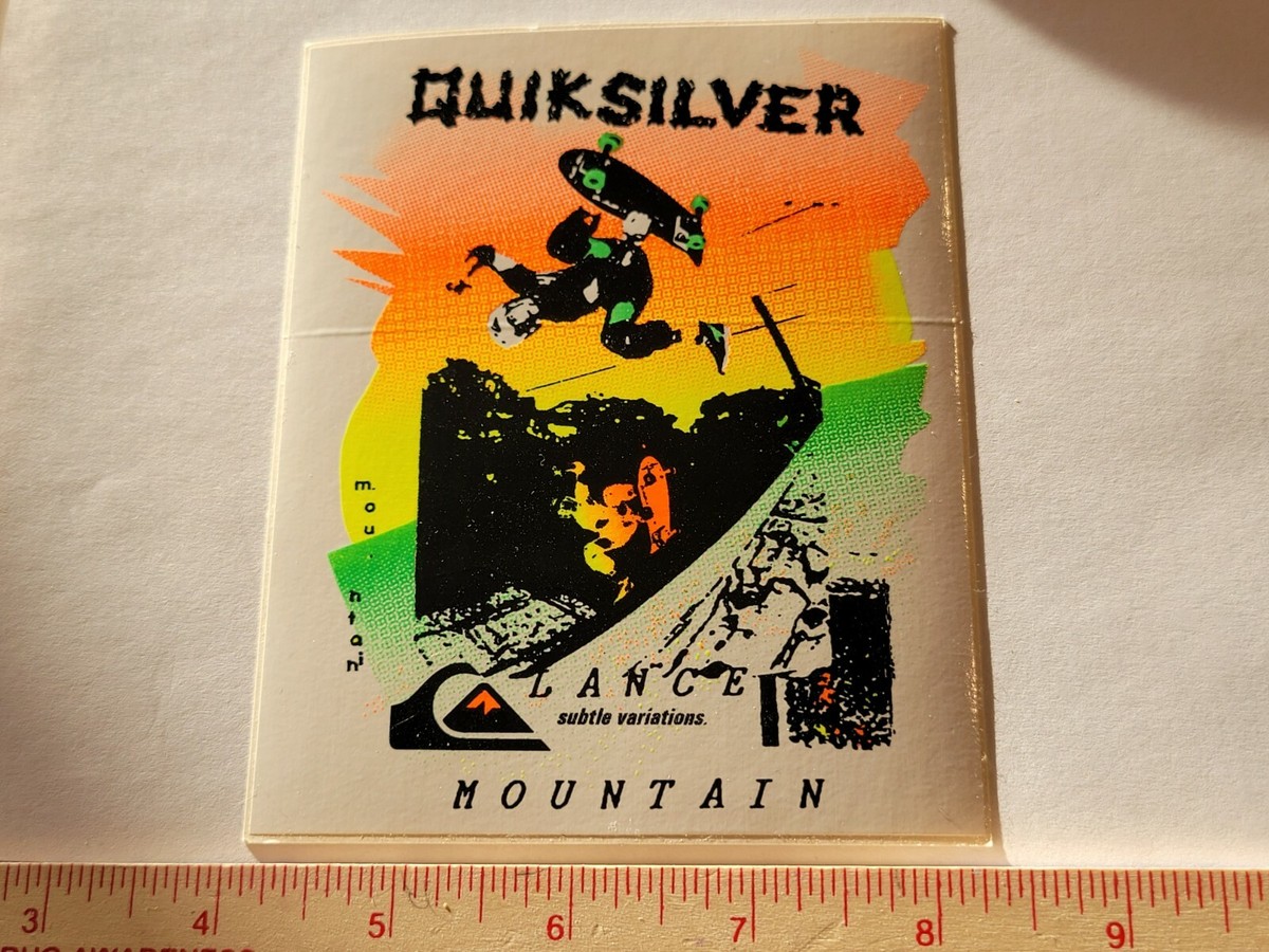 VTG 80's QUICKSILVER ROXY LANCE MOUNTAIN OLD SCHOOL NOS