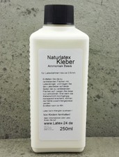 250ml NATUR LATEX Kleber Latexmilch Ammoniak Basis bis 0,6 mm Latexbahnen
