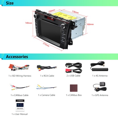 4G Android 14 8-Core Car Play Stereo GPS DVD Player Radio 4+64GB For Mazda CX-7 - Picture 13 of 13