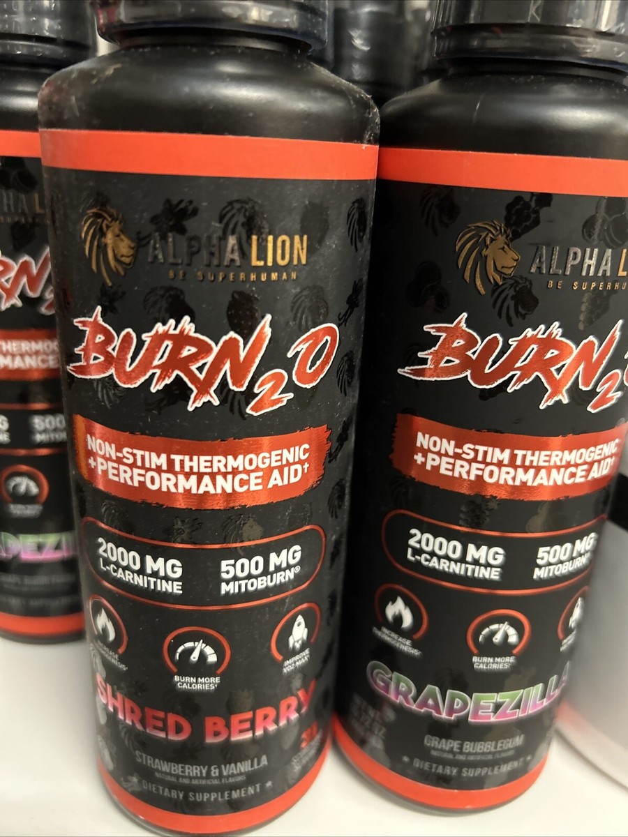 ALPHA LION SUPERHUMAN BURN 2.0 (31 SV) carnitine liquid shot GRAPEZILLA