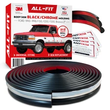 ALL-FIT Replacement Side Molding Trim Old Body Style 1992-96 Ford Truck OBS