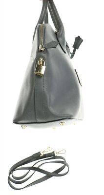 Valentino By Mario Valentino 243444 Womens Satchel Bag Gray