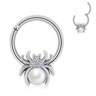 1Pc Nose Ring Surgical Steel Hinged Septum Clicker Daith Hoop Cartilage Earring