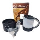 Mr. Coffee Café Motion Hot Beverage & Cocoa Maker Model HCLF Black NEW OPEN BOX