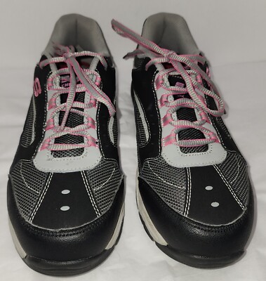 Skechers Work Slip Resistant Steel Toe Shoes Womens 10 Pink Black NWOT no box