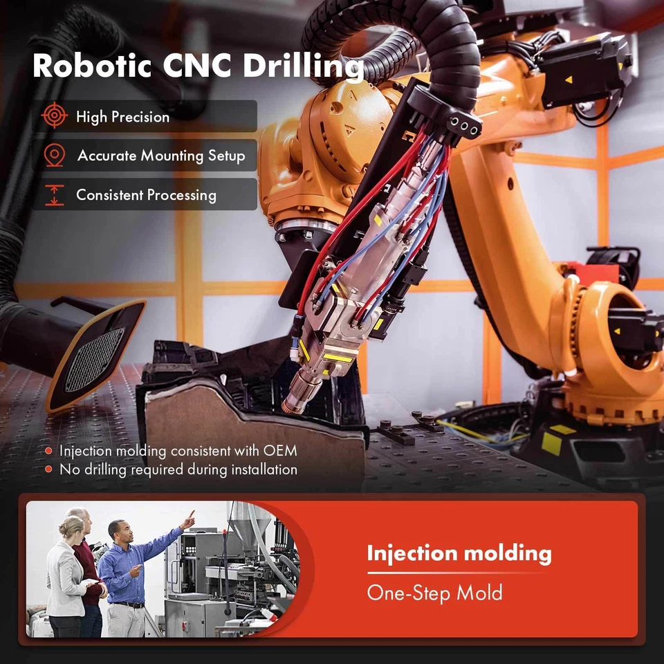 Forros de guardabarros interiores delanteros 2 piezas para BMW E90 323i 325i 330i 330xi 335i 328xi 3,0 L Foto 4 de 4