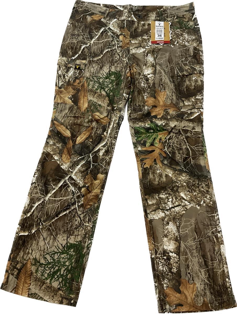 Kings Camo Realtree Edge Hunter Pants Mens Size 36 Multicolor