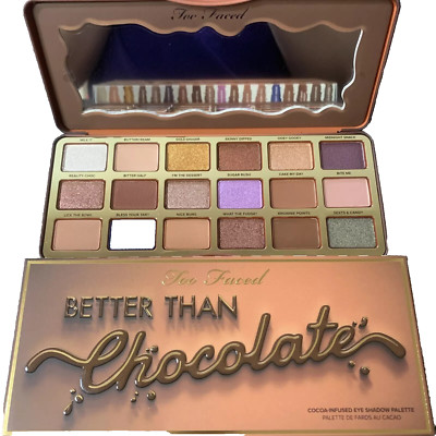 Too Faced (Better Than Chocolate) 18 Cocoa-Infused Eye Shadow Palette NIB