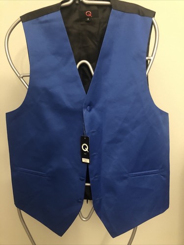 Mens Brand Q Satin Suit Vest (Prom, Wedding, Party) Fashion Designed from Italy. - Picture 4 of 19