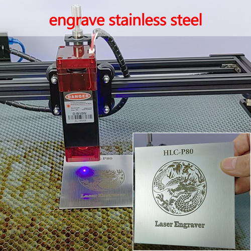 Cabezal de módulo de grabador láser de 80 W para máquina de corte de grabado láser CNC HÁGALO USTED MISMO 450nm - Imagen 9 de 12