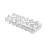 Metaltex Frigo Eierbox Mit Deckel FüR 12 Eier / EierbehäLter