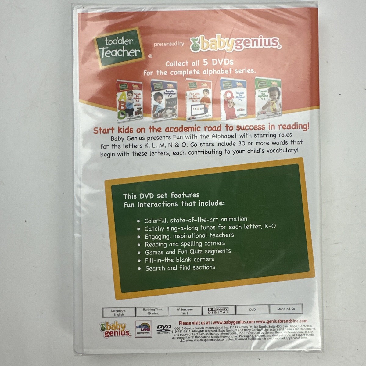 その他 Toddler Teacher: Fun With the Alphabet A-Z [DVD] Toddler Teacher: Fun with the Alphabet A-Z (DVD, 2011, 2