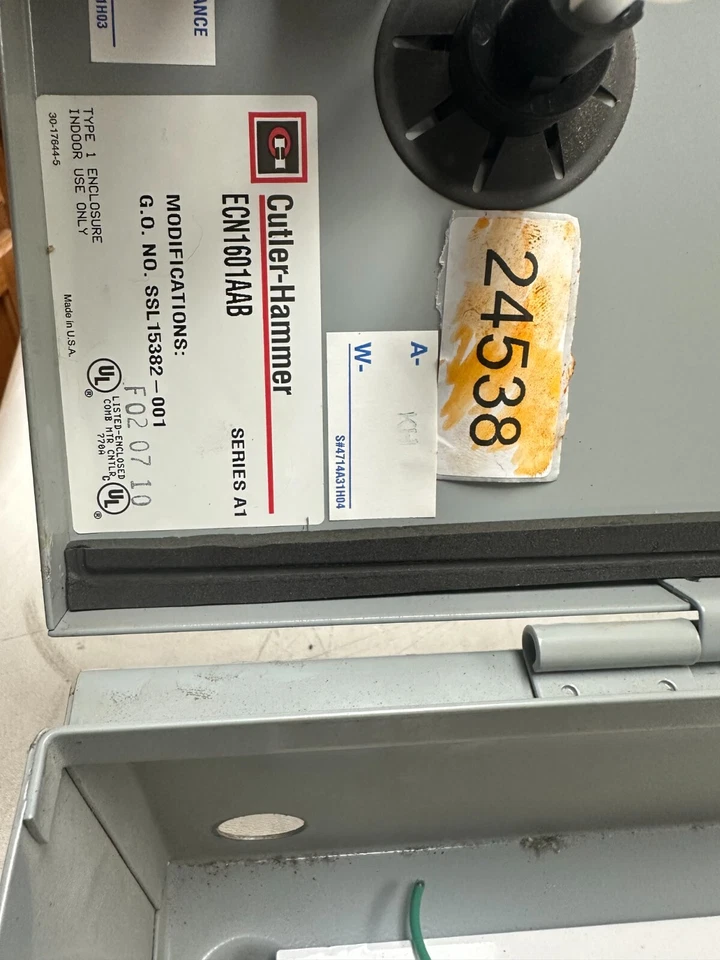 Cutler-Hammer ECN1601AAB Combination Motor Controller - Image 3 of 3