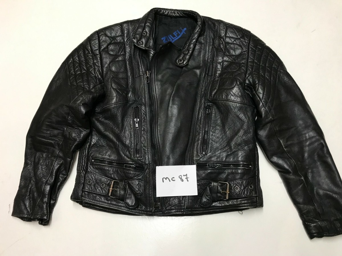 ジャケット・アウター vintage ZULFL design leather jacket vintage ZULFL design leather jacket
