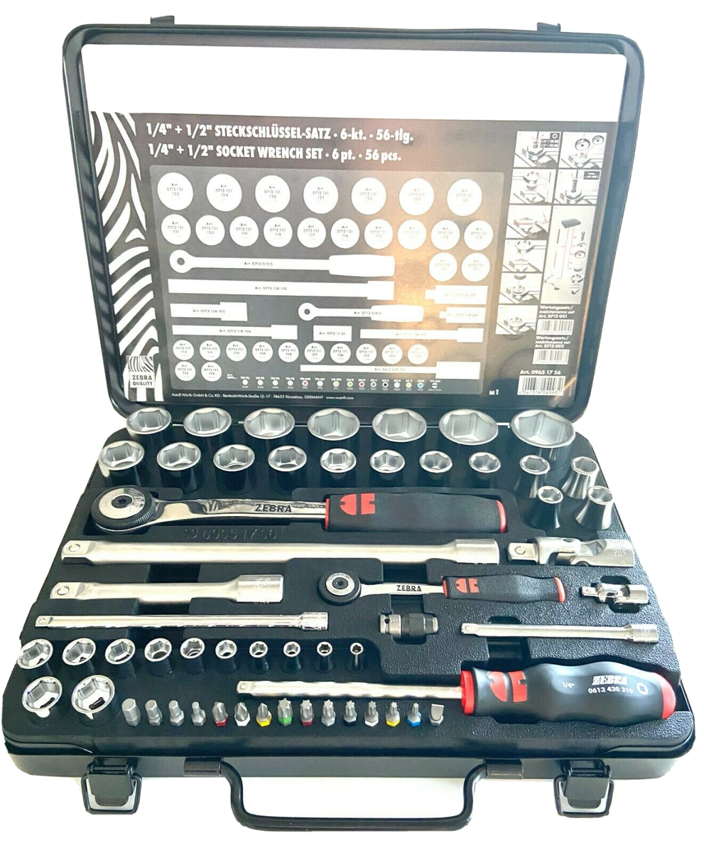 WÜRTH ZEBRA Profi Steckschlüsselsatz ½ 