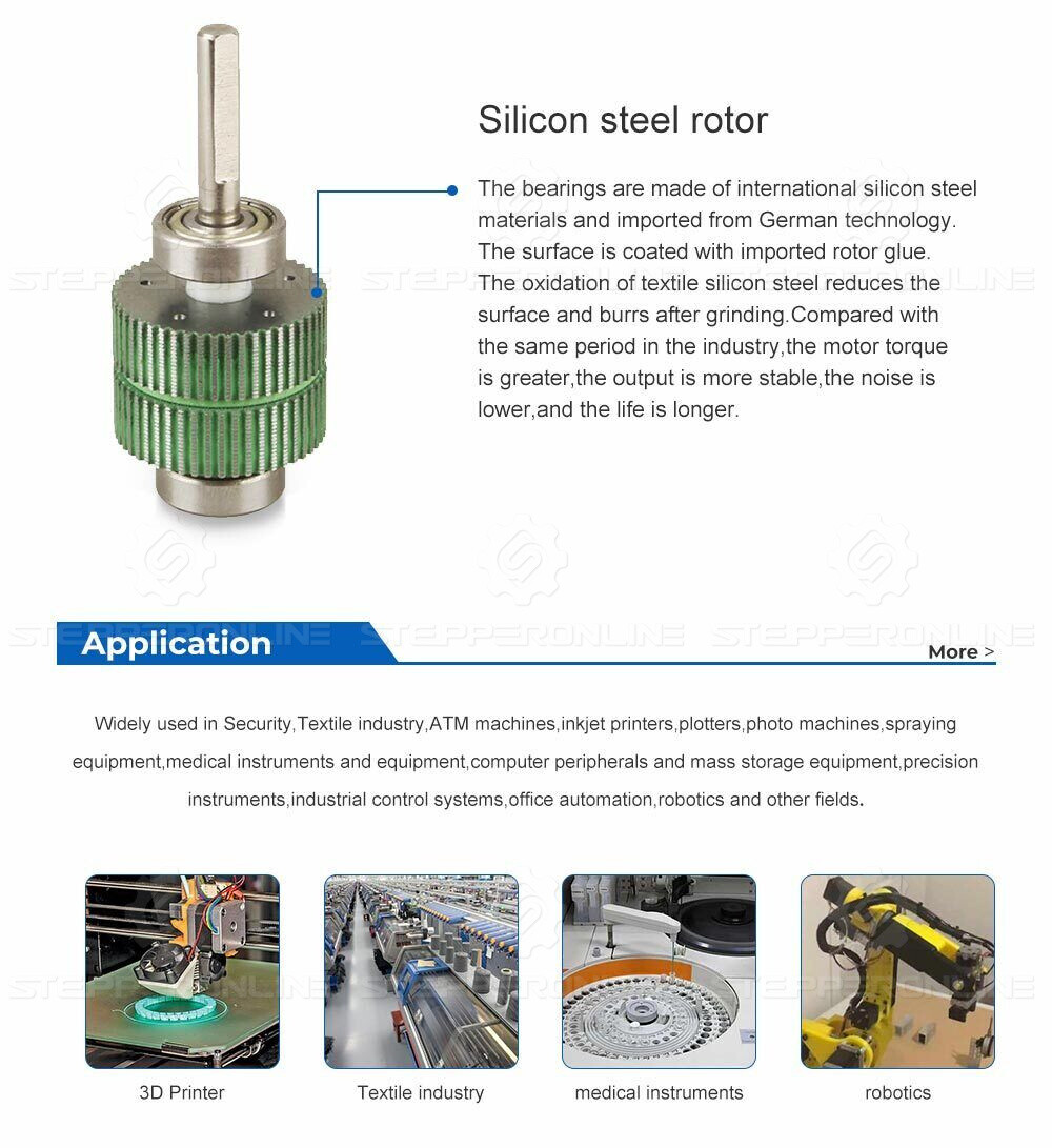 NEMA17 0,9 ° Motore Passo-passo Ibrido Da 42 Mm Albero - Foto 7